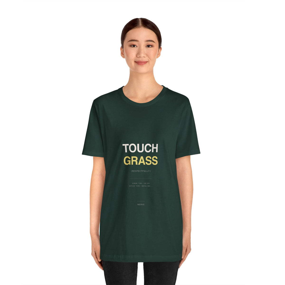 "Touch Grass (Respectfully)" Tee