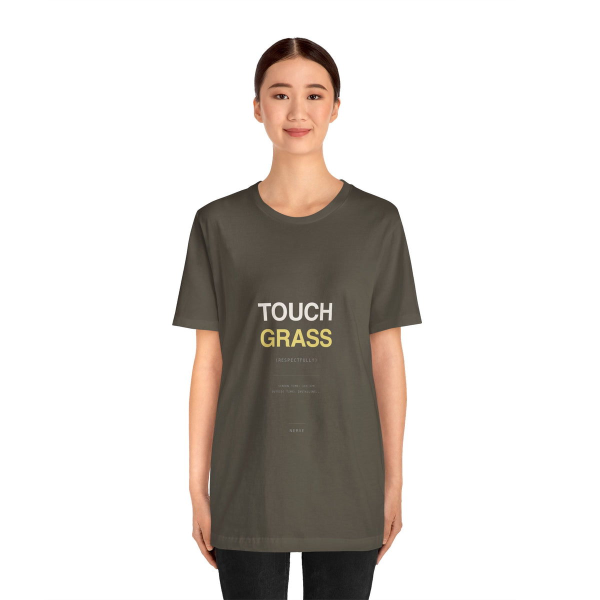 "Touch Grass (Respectfully)" Tee