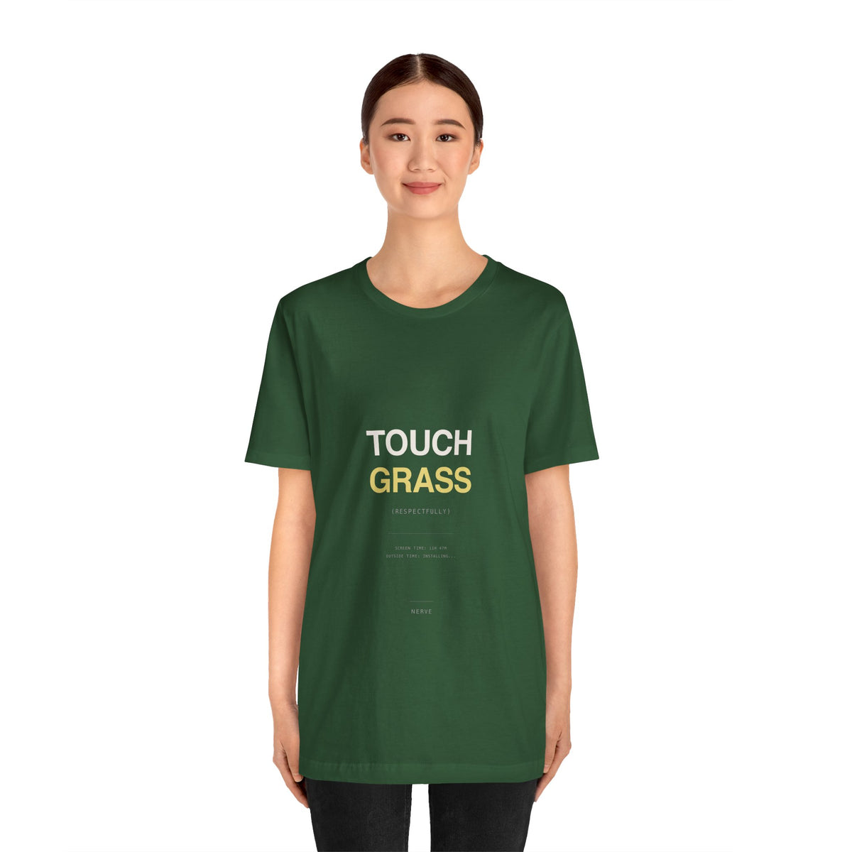 "Touch Grass (Respectfully)" Tee