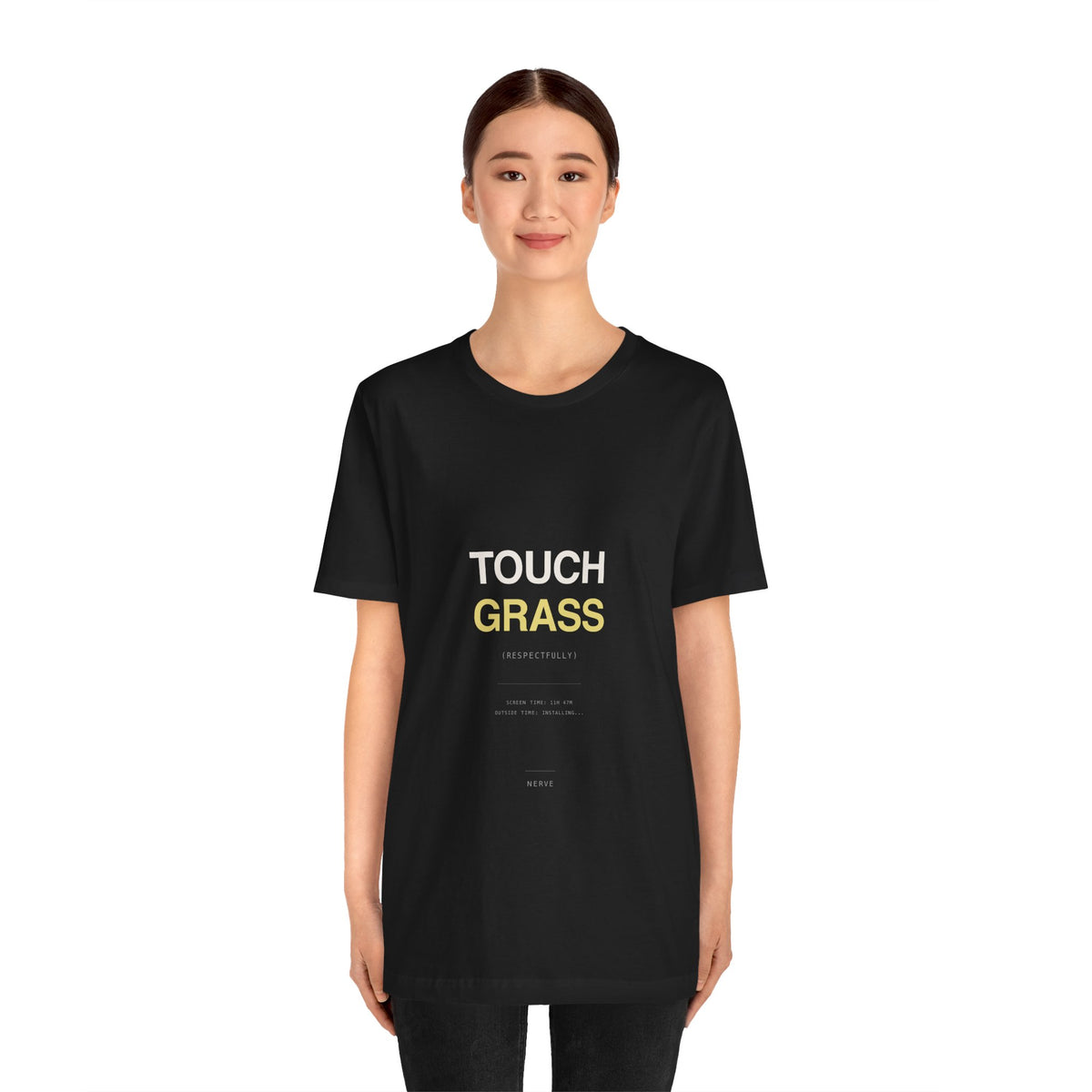 "Touch Grass (Respectfully)" Tee