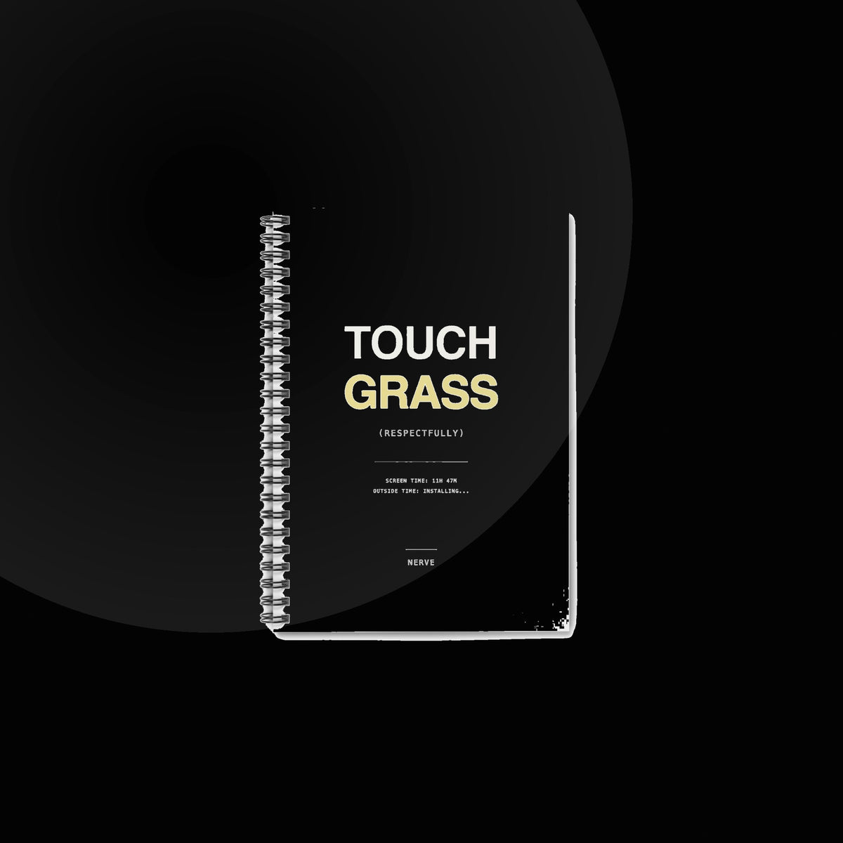 Nerve — touch grass notebook