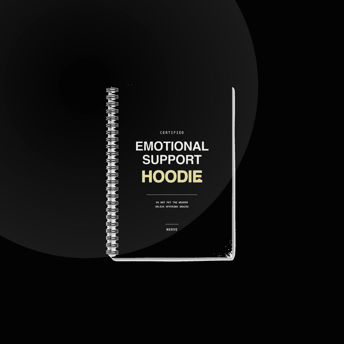 Nerve — emotional support notebook