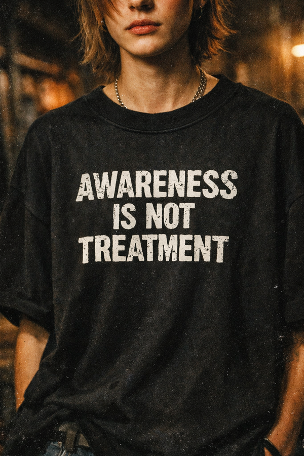 Awareness Tee on model